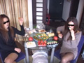 ギャルに寝込みを襲われブーツで顔を潰された変態男