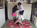 変態男の仕事はOL二人のブーツ磨きと残飯処理のみ