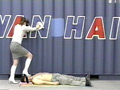 野外ブーツ舐め踏み★白ブーツ編