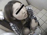 ○撮、便所で自慰する女達1