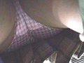 女子○生のパンティ 前から後ろから逆さ撮りDX