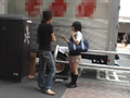 女子○生ナンパ乳揉み