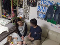 イケメンが熟女を部屋に連れ込んでSEX○撮した動画76
