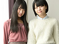 素人娘2人組とねっとりベロチューしながら焦らし手コキ2