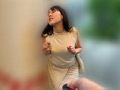 野上しおりちゃんとリモバイ散歩！街中で絶頂恥○プレイ