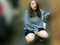 江澄ゆゆちゃんとリモバイ散歩！街中で絶頂恥○プレイ！