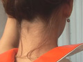 きれいなレースクィーンのうなじ