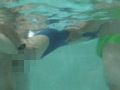 水没絶頂！ハイレグアーティスティックスイマー水中悶絶