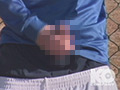野外運動場で爽やかサッカー部員がオナニー発射！！