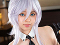 色白美巨乳レイヤーKちゃんはオチ●ポが大好きです！