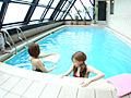 水中×競泳水着×H