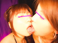 レズキス＆Wフェラ えげつないフェラチオでイカされる！ サンプル画像7