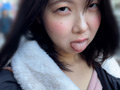 M男が街中で女性に声をかけてキスさせてもらう みりな