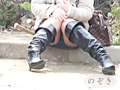 100分の1の確率でGET！しゃがみパンチラ○撮2