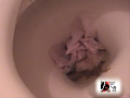 故障したトイレで排便する様子と焦っている様子を○撮2