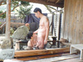 寝取らせ混浴露天風呂3名の巨乳美人妻の背徳温泉SEX