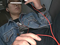 イケメン一樹がバスの後部座席でスマホ片手にオナニー！