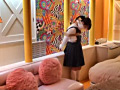 女生徒を縛っていたずら