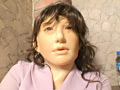 リアルフェイス全身タイツの女