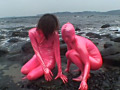 野外で全身タイツって気持ちイイね。