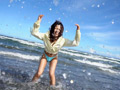 夏は最高濃度の青色だ。
