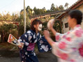 【謹賀珍年】顔面鼻舐め 唾かけ パイ投げ