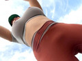 汗だくノーブラ乳首ポッチで誘惑してくる爆乳女子大生