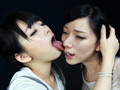 痰唾ぶっかけ顔面舐めレズ