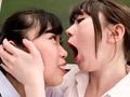口臭吸引ベロ鼻舐めレズ