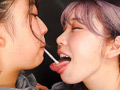 唾液臭漂う濃厚顔面舐めレズ