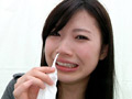 美女の高粘度鼻水鑑賞