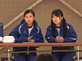 先輩女子マネージャーの悶絶SEXを見て発情しだす後輩