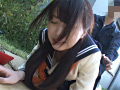尻肉を掴まれ後ろから即ハメされた女子○生2