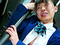 満員バスで制服越しに乳揉み痴○される巨乳女子○生12