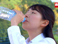 ○を飲まされ女体炎上！ 黒髪清楚J○