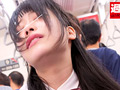 巨乳J○痴○電車 発育した胸を変態性癖で○しまくれ！