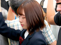 ミニスカJ○痴○7 ハイソ細脚J○