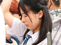 ミニスカJ○痴○7 青チェ美脚J○