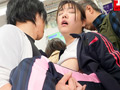 巨乳少女羞恥電車 発育した胸を変態性癖で汚しまくれ！