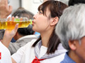 ミニスカ生足羞恥10 セーラー細足J○