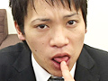 商談前の部長と新卒社員