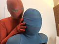 ZENTAI GIRL ENCASEMENT HAND JOB