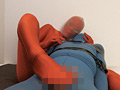 ZENTAI GIRL ENCASEMENT HAND JOB