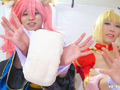 ネロ＆玉藻のシコシコ合戦同時射精！