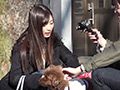 犬の散歩で会うスケベな体のスキニージーンズ奥さん2