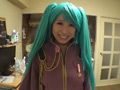 ババコス！奥さんに千●桜の初●ミクコスプレさせてみた