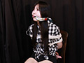 小口美央 - スカーフ瘤付噛ませ猿轡 - その1