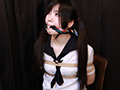 小口美央 - スカーフ瘤付噛ませ猿轡 - その2