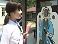 顔出し記念写真パネルでどっきりギロチン拘束○○○