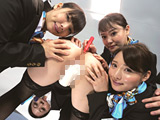 ケツ穴御開帳ファーストエアライン